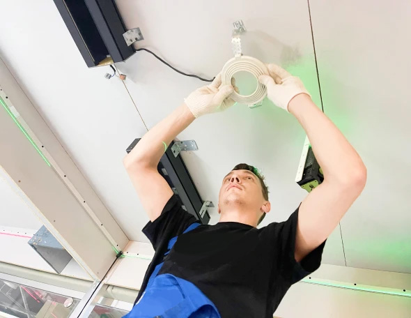 Установка закладных. Этап установки закладных конструкций под осветительные приборы, карнизы, шкафы-купе и др.